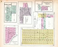 Ocheltree, Edgerton, Gardner, Spring Hill, Cedar Junction, Kansas State Atlas 1887
